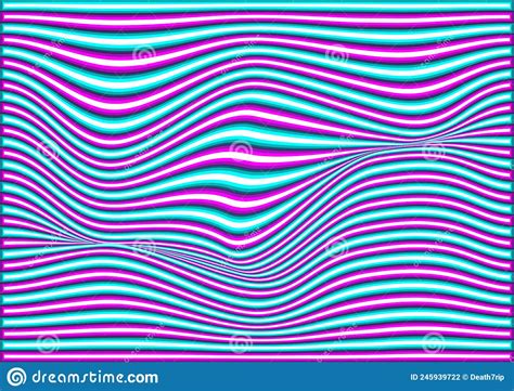 Distorted Wavy Lines Abstract Background Vector Illustration, Curve it ...