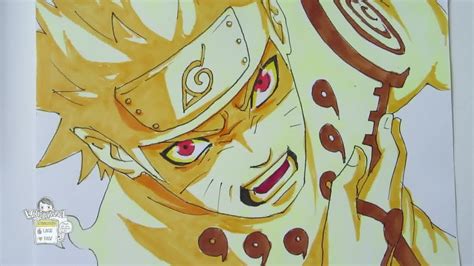 How to draw Naruto Kyuubi Mode 九尾チャクラモード | Naruto drawings, Drawings, Anime