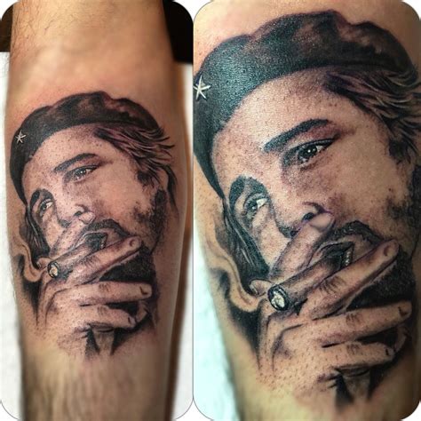 Che Guevara el che Ernesto Guevara de la Serna Cuba Arte tatuaje black ...