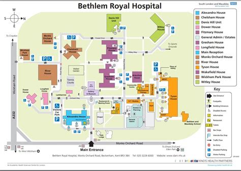 Maudsley Hospital Map