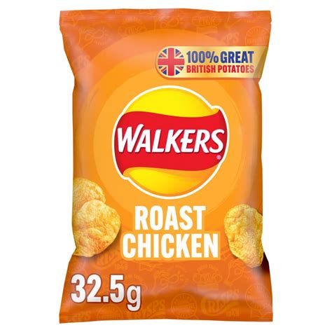 Walkers Roast Chicken Crisps 32.5g — Licensed Trade Supplies