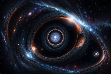 Premium AI Image | Eye of the universe in the outer space