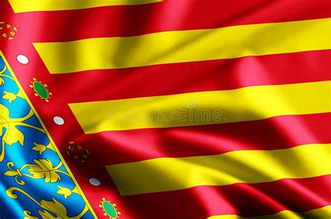 Valencia flag illustration stock illustration. Illustration of ...