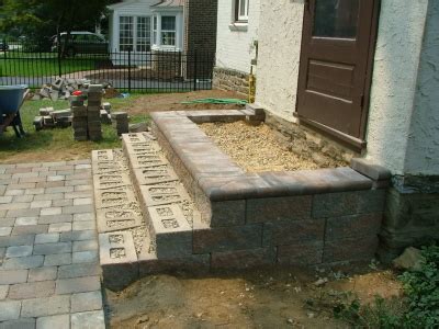 We Show The Way We Construct Steps Using Wall Stones With Photos & Descriptions - Newtown Square ...