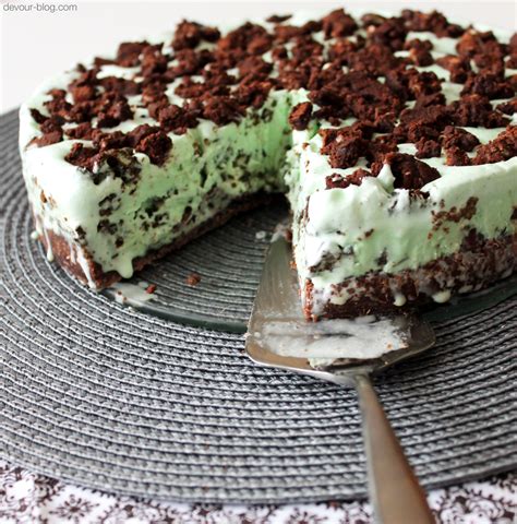 Mint Chocolate Crunch Ice Cream Cake