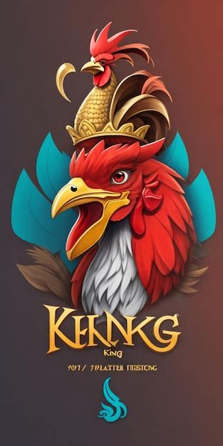 Premium AI Image | Chicken king logo 2