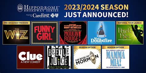 News: Hippodrome Theatre in Baltimore Announces 2023/2024 Broadway ...