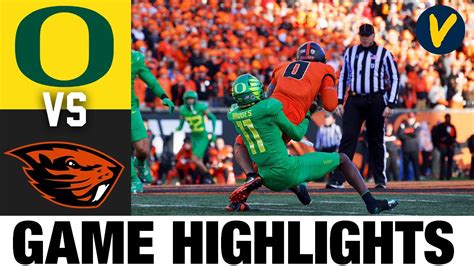 #9 Oregon vs #21 Oregon State | 2022 College Football Highlights