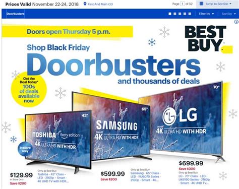 Best Buy Black Friday Deals Include $130 43-inch Smart TV And $599 ...