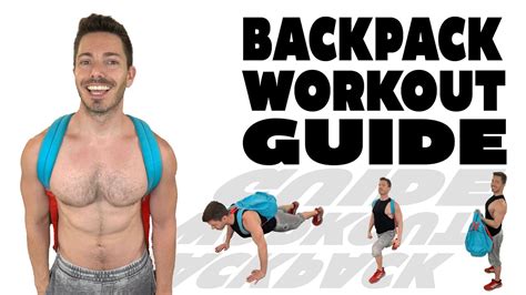 Backpack Workout Guide - 36 Backpack Exercises Using A Backpack Weight - YouTube