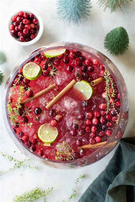 Non Alcoholic Christmas Punch Recipe - Sugar and Charm