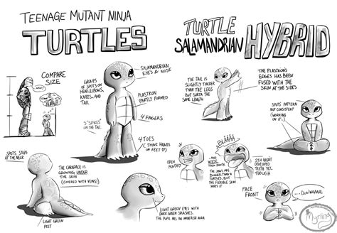 tmnt turtle salamandrian hybrid concept art - Raphael and Mona Lisa Fan ...