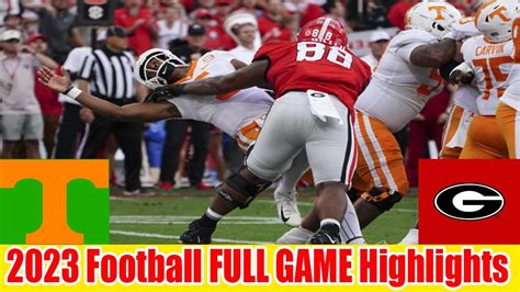 Tennessee vs Georgia FULL GAME HIGHLIGHTS HD | NCAAF Week 12|College Football 2023 - YouTube