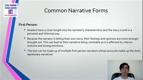 GCSE English: Narrative Techniques and form - YouTube