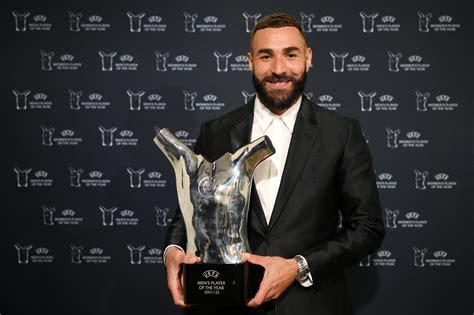 Karim Benzema wins UEFA award for best player of the Champions League ...