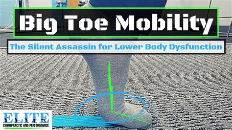 Big Toe Dorsiflexion | The Importance of Big Toe Mobility - YouTube