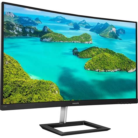 Philips 328E1CA 31.5And#34; 4K UHD Curved Screen WLED LCD Monitor - 16: ...