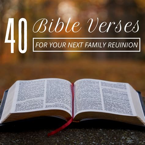 40 Bible Quotes for Your Family Reunion - HubPages