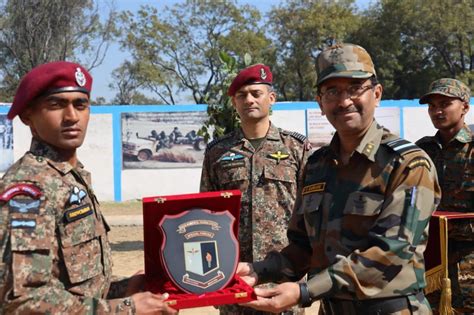 Maroon Beret Ceremonial Parade Held At Garud Regimental Training Centre