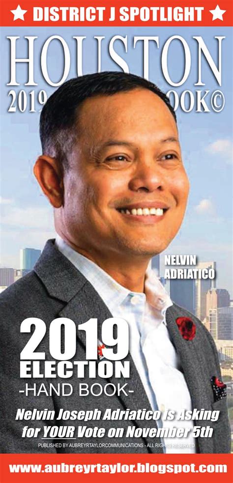 Nelvin Adriatico for Houston City Council District J by Aubrey R. Taylor Communications - Issuu