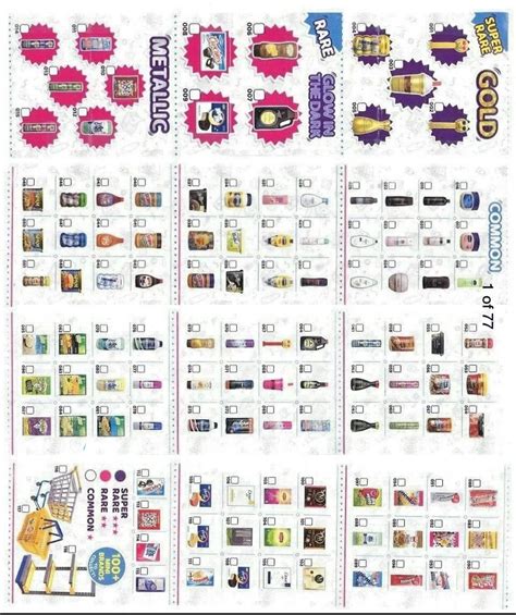 Mini Brands Printable List