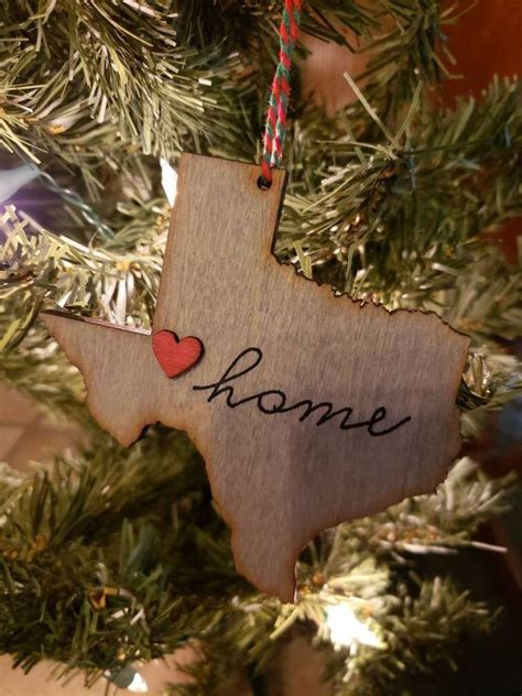 Texas State Ornament Texas Decor Christmas Ornament Wooden - Etsy ...