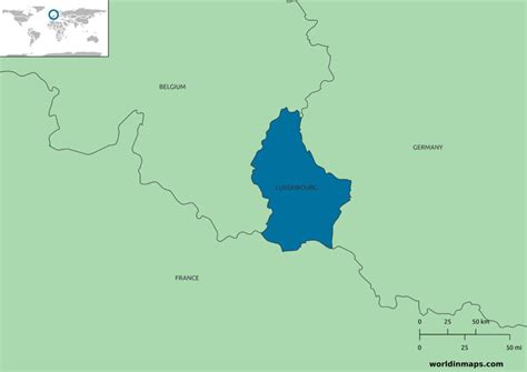 Geography of Luxembourg - World in maps