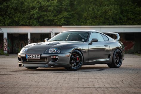 Download 4k Toyota Supra Dark Grey Finish Wallpaper | Wallpapers.com