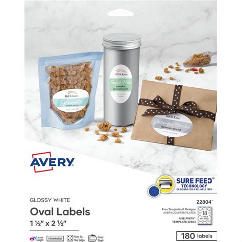 Avery Oval Label Template 22804 - Ythoreccio