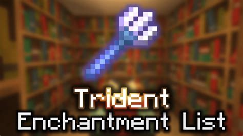 Trident Enchantment List - Wiki Guide - 9Minecraft.Net