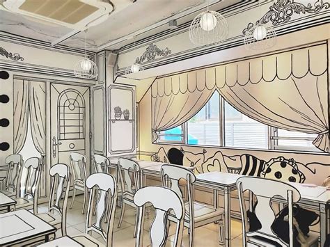 This Amazing 2D Cafe In Japan Looks Like It's Straight Out Of A Comic Book (18 Pics) | DeMilked