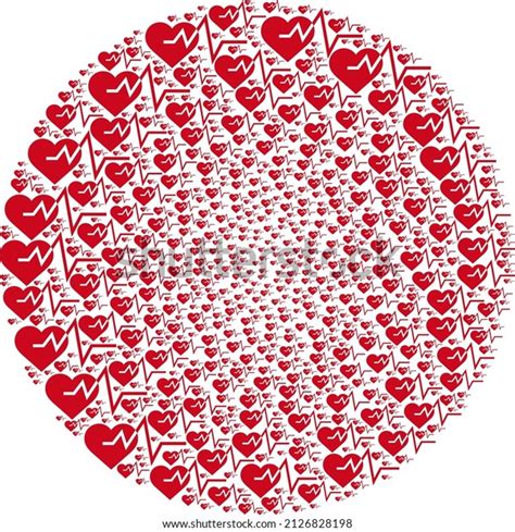 Cardiology Symbols Combined Into Circle Group Stock Vector (Royalty Free) 2126828198 | Shutterstock