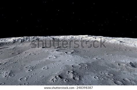 Moon Surface Stock Illustration 248398387