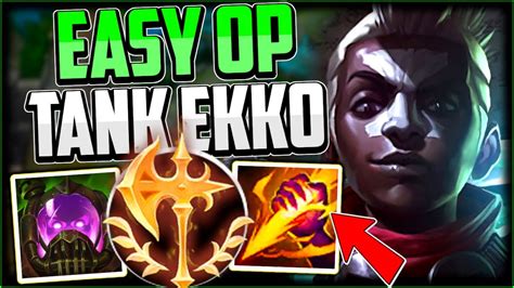 How to Play TANK EKKO & CARRY + Best Build/Runes Season 12 | Ekko ...