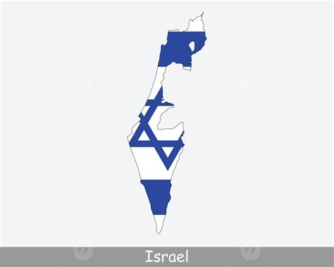 Israel Map Flag Shaped Shape Art Vector, Shaped, Shape, Art PNG and ...