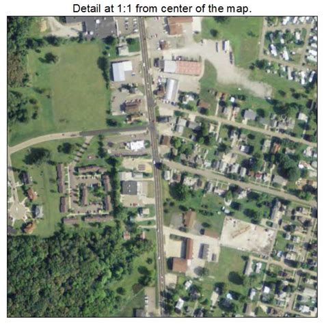 Aerial Photography Map of Carrollton, OH Ohio