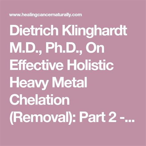 15 best DETOX: Dr. Klinghardt Detox Protocols images on Pinterest | Clinic, Cocktail and Cocktails