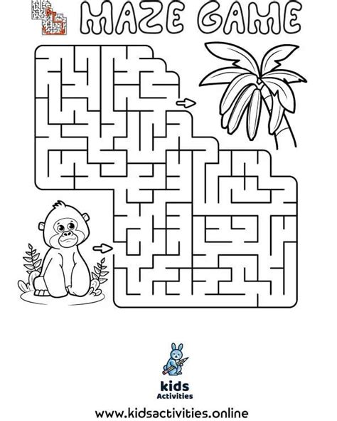 😍 Free!-Printable puzzle mazes... - Kids Activities Online