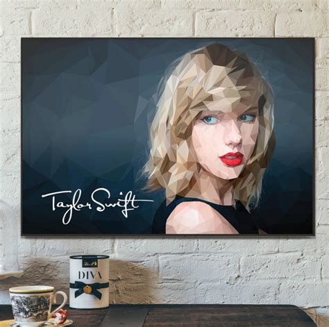 Taylor Swift Canvas Wall Decor Home Decor Singer Canvas | Etsy