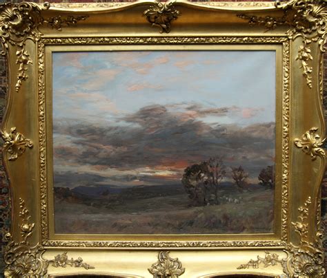 John Campbell Mitchell - Stormy Sunset at Aberfoyle - Richard Taylor ...