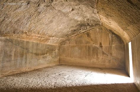 Interior of the Lomas Rishi Cave, looking towards entrance | Ancient ...