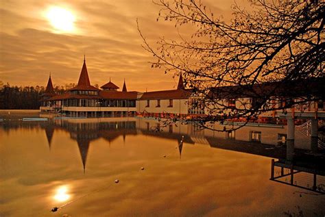 Thermal baths of Hévíz Lake, Hungary | Places to go, Balaton, Thermal bath