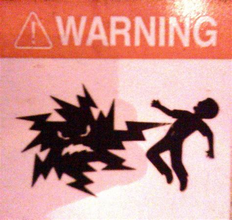 #12 - WARNING Shock Monster Inside | I found this sign funny… | Flickr