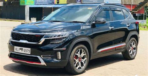 Barely-used 2020 Kia Seltos Diesel compact SUVs for sale