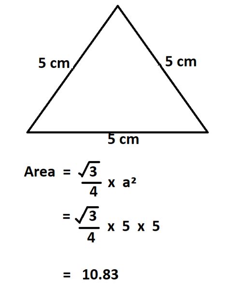 How To Find The Area Of An Equilateral Triangle