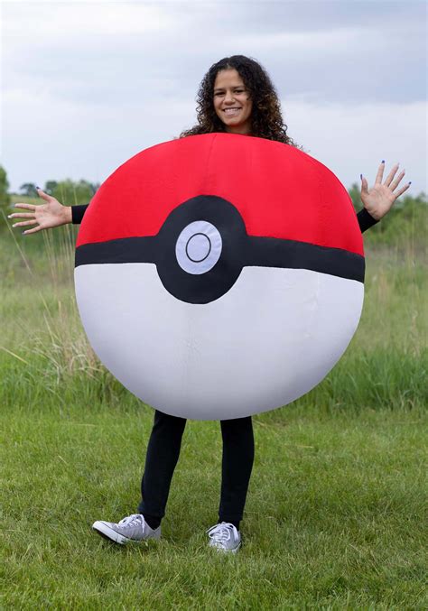 Adult Inflatable Poke Ball Costume