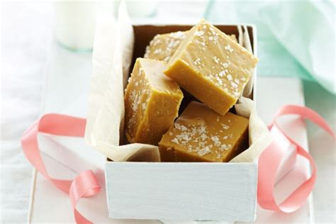 Salted caramel fudge