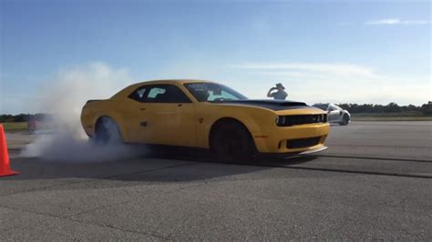 Watch A Dodge Demon Hit 211 MPH (340 KM/H)