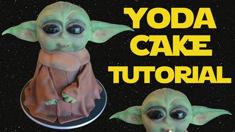 BABY YODA CAKE TUTORIAL! - YouTube