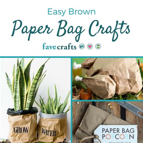 20+ Brown Paper Bag Crafts | FaveCrafts.com